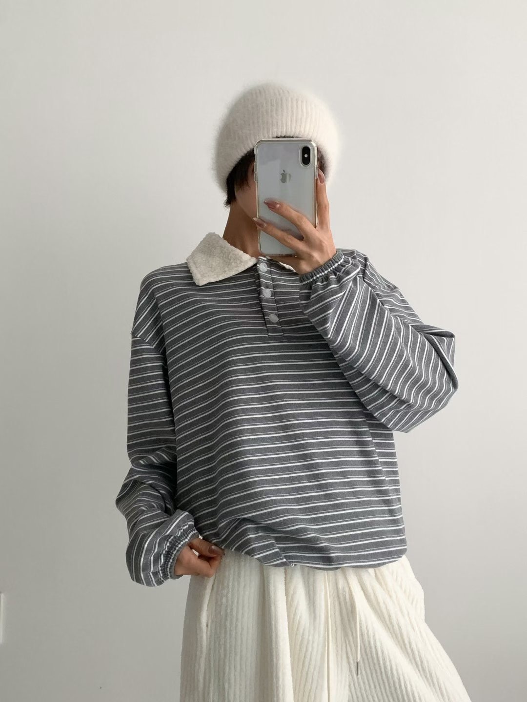 GUSSINE韓國代購女裝新款真品時尚26春夏熱賣休閑長袖T恤GUSSINE長袖T恤