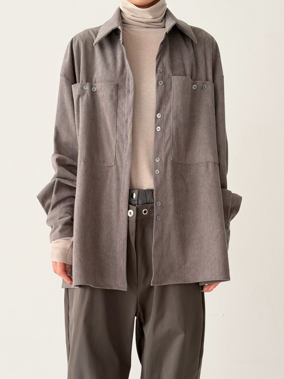 GUSSINE韓國直郵女裝新款真品職業人氣26春夏休閑襯衫蕾絲衫GUSSINE襯衫/蕾絲衫圖色2