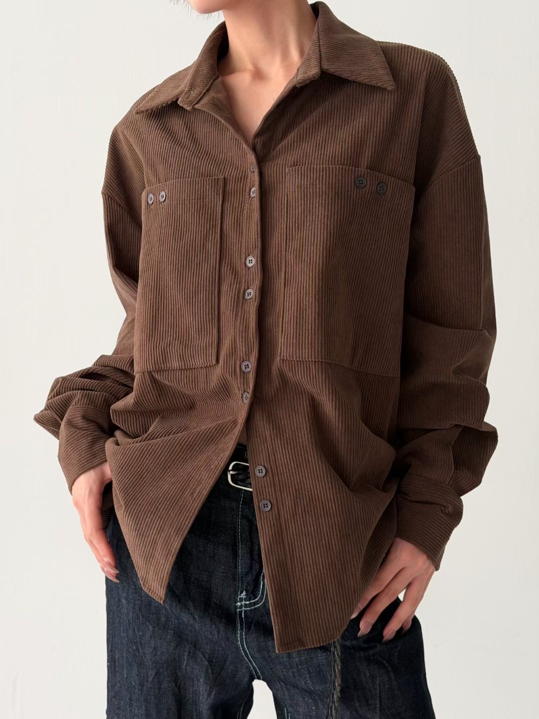 GUSSINE韓國直郵女裝新款真品職業人氣26春夏休閑襯衫蕾絲衫GUSSINE襯衫/蕾絲衫圖色3