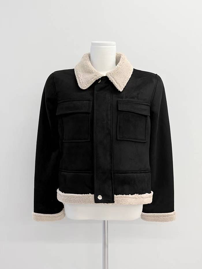 IT韓國代購女士新款熱賣人氣26春夏休閑推薦時尚短款大衣IT短款大衣圖色3