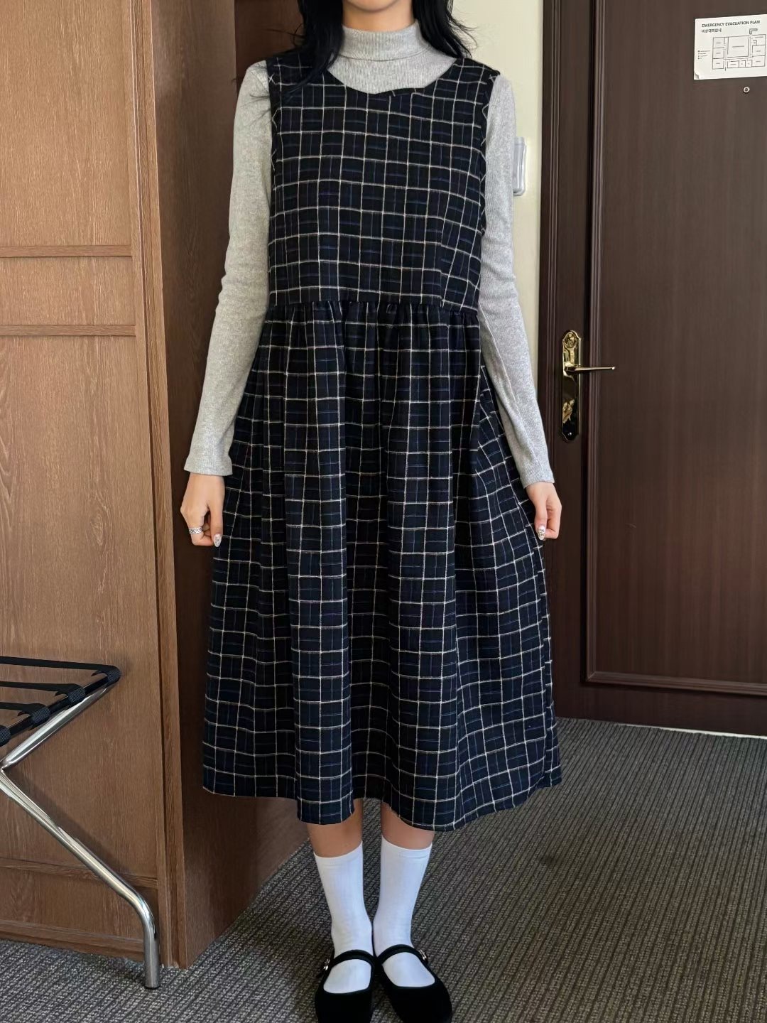 YANGPA東大門直郵女士新款時尚真品推薦26春夏連衣裙不含內搭YANGPA連衣裙圖色2