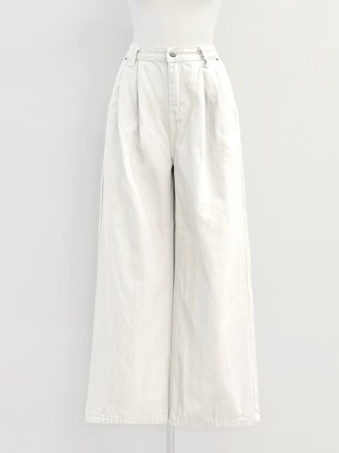 IT東大門代購女裝新品職業推薦26春夏時尚真品休閑牛仔褲IT牛仔褲圖色1