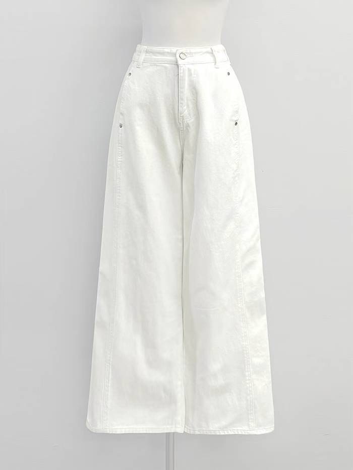 IT韓國代購女裝新款推薦熱賣真品休閑26春夏職業時尚牛仔褲IT牛仔褲圖色1