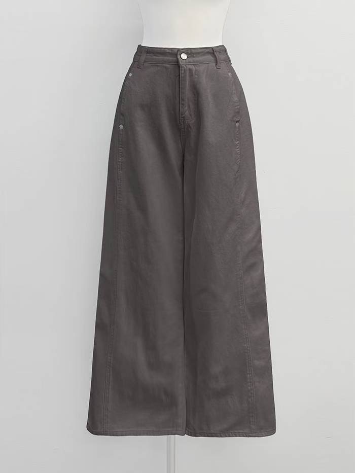 IT韓國代購女裝新款推薦熱賣真品休閑26春夏職業時尚牛仔褲IT牛仔褲圖色2