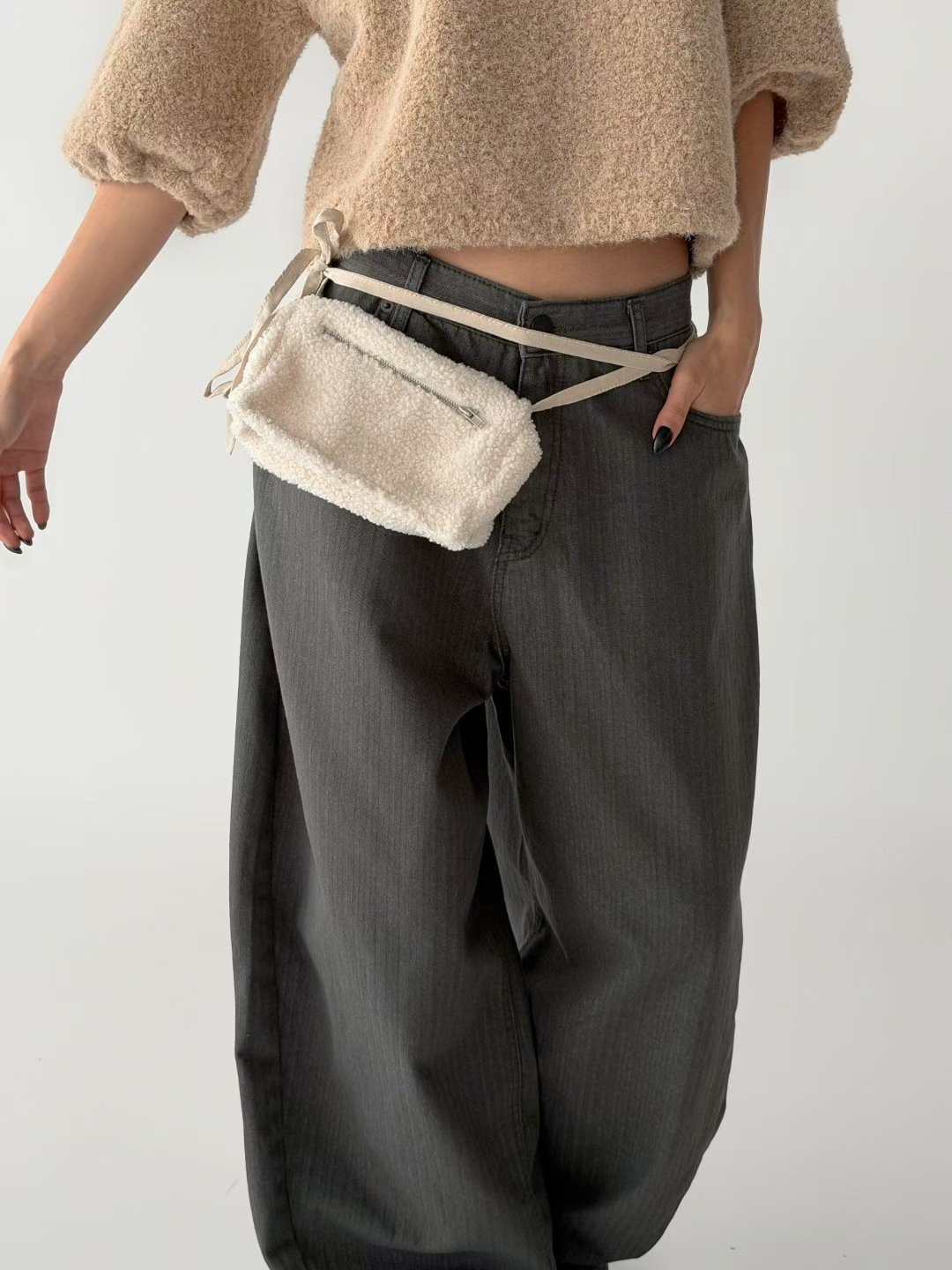 GUSSINE韓國直郵女士新款時尚26春夏推薦職業休閑單肩斜跨包GUSSINE單肩/斜跨包