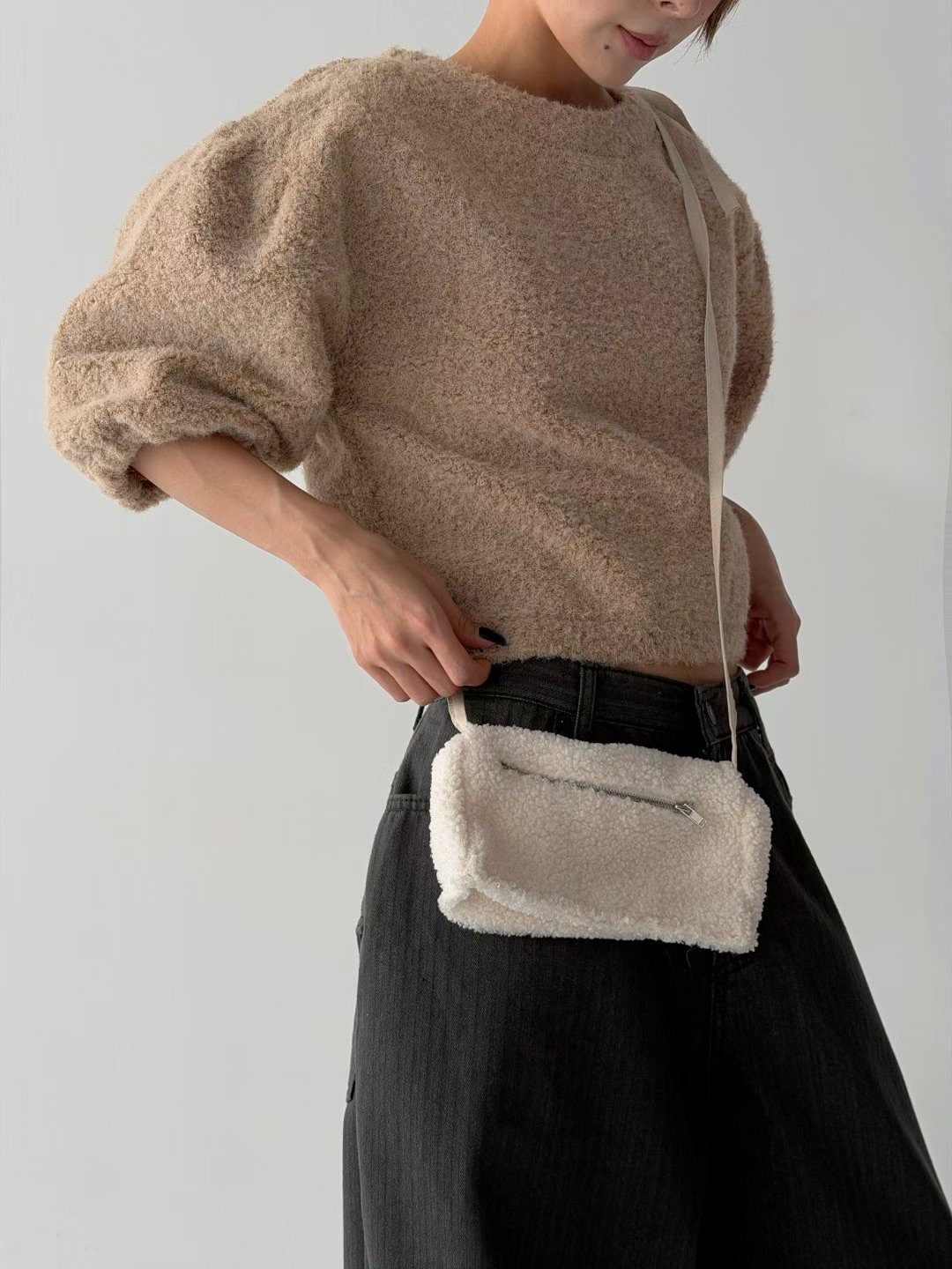 GUSSINE韓國直郵女士新款時尚26春夏推薦職業休閑單肩斜跨包GUSSINE單肩/斜跨包圖色2