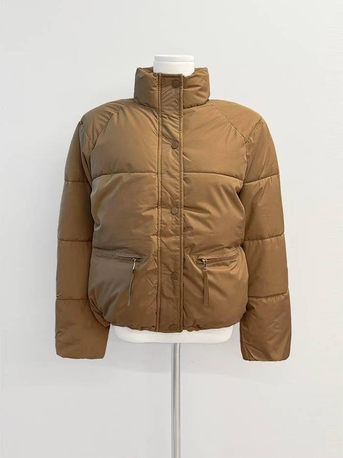 IT東大門代購女士新品時尚26春夏職業人氣熱賣休閑短款棉服IT短款棉服圖色2