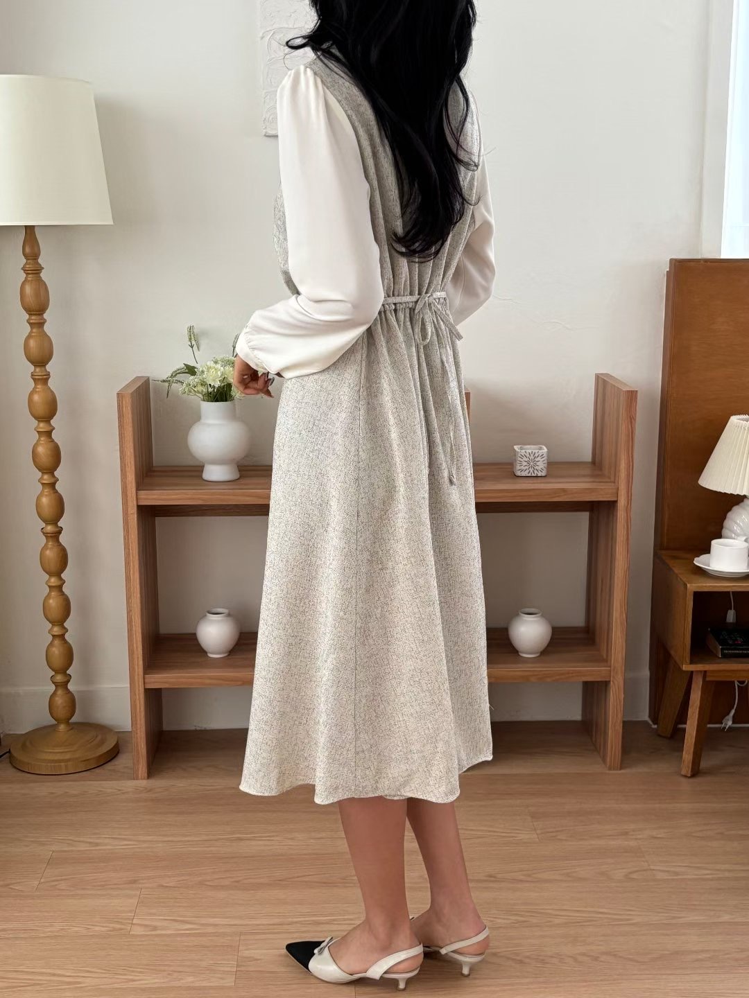 YANGPA東大門直郵女士新款職業休閑26春夏熱賣時尚連衣裙YANGPA連衣裙