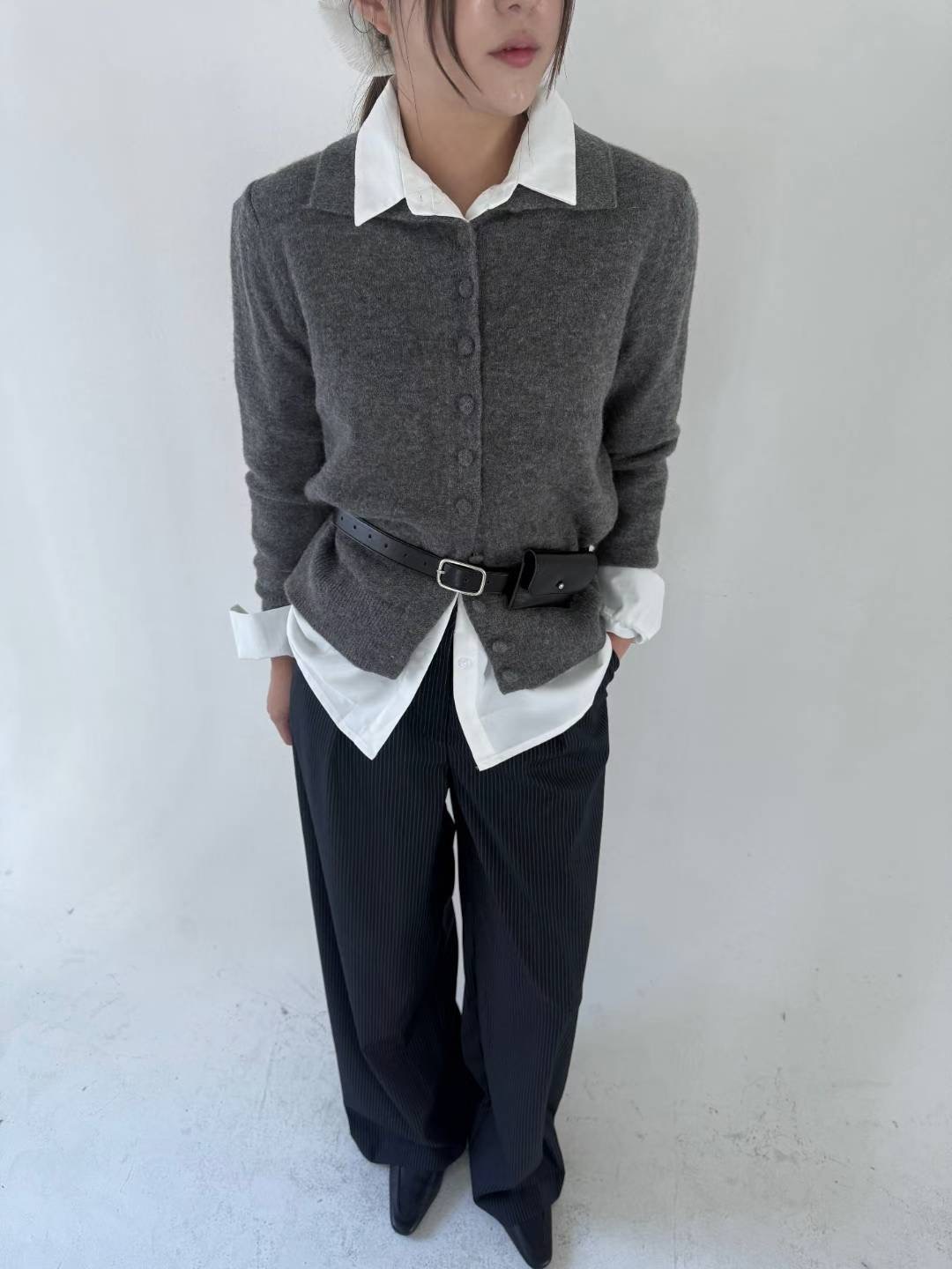 IT韓國代購女裝新款休閑推薦職業26春夏真品時尚人氣針織衫IT針織衫