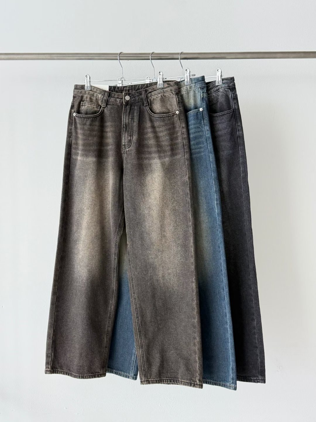 GUSSINE東大門實拍女裝新款職業人氣26春夏牛仔褲不含腰帶GUSSINE牛仔褲圖色3左三色