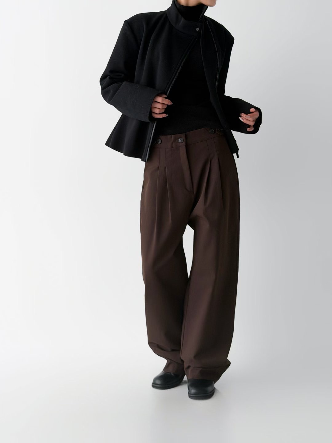 GUSSINE韓國代購女裝新款職業真品26春夏熱賣推薦人氣休閑褲GUSSINE休閑褲圖色1