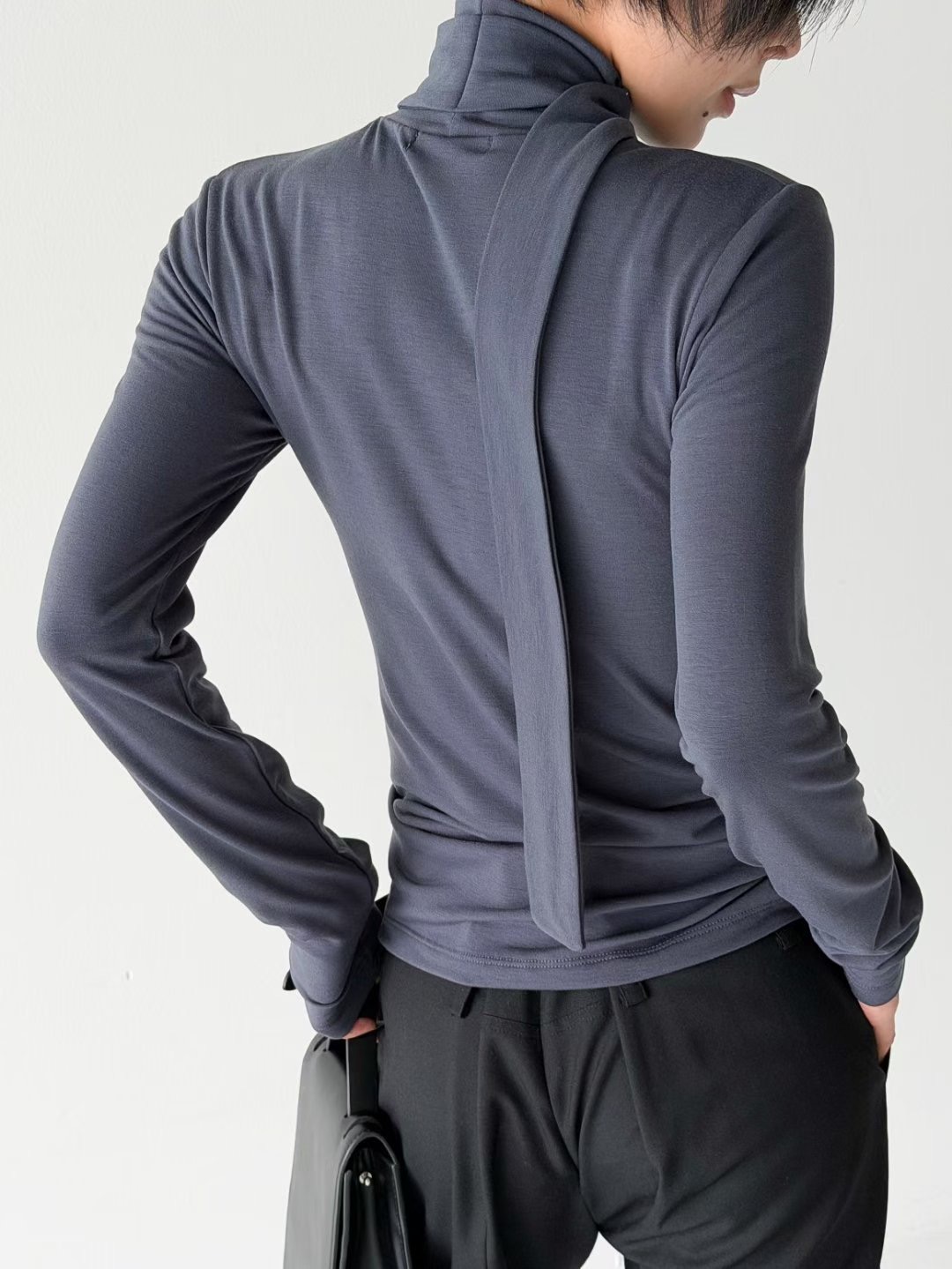 GUSSINE東大門實拍女裝新品26春夏真品休閑熱賣人氣長袖T恤GUSSINE長袖T恤