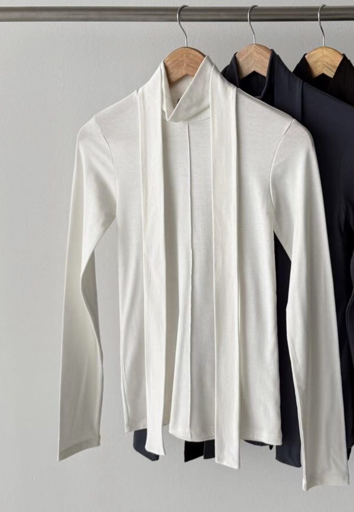 GUSSINE東大門實拍女裝新品26春夏真品休閑熱賣人氣長袖T恤GUSSINE長袖T恤圖色1