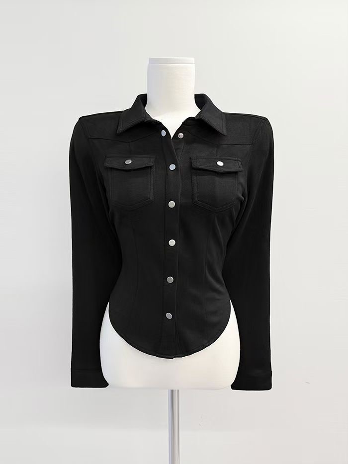 IT東大門直郵女裝新款休閑真品時尚熱賣26春夏襯衫蕾絲衫IT襯衫/蕾絲衫圖色3