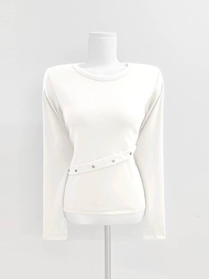 IT東大門代購女裝新款人氣真品熱賣休閑26春夏推薦長袖T恤IT長袖T恤圖色1