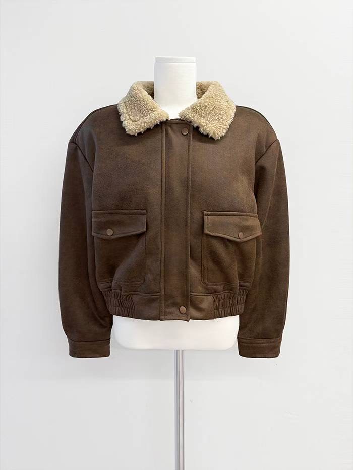 IT東大門代購女士新品26春夏推薦熱賣休閑真品人氣短款大衣IT短款大衣圖色2