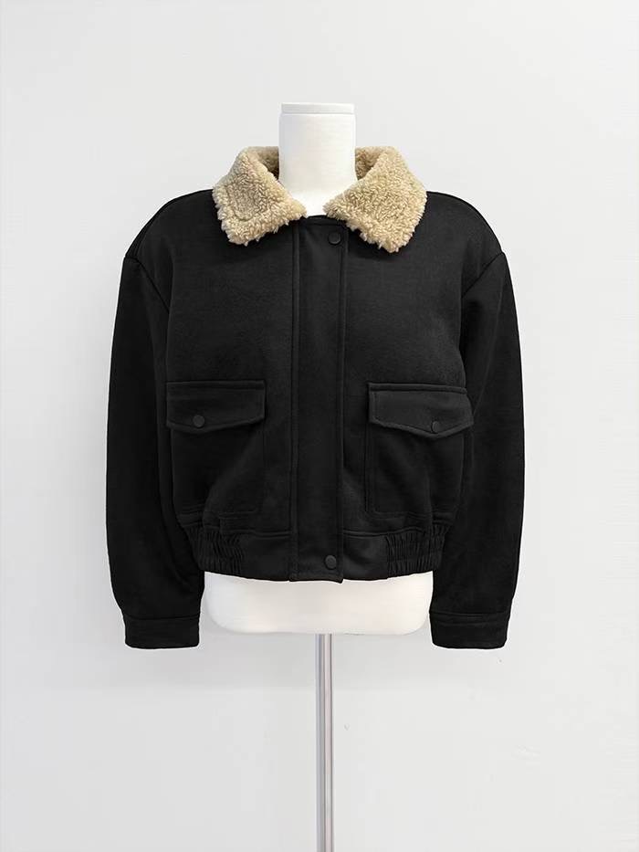 IT東大門代購女士新品26春夏推薦熱賣休閑真品人氣短款大衣IT短款大衣圖色3