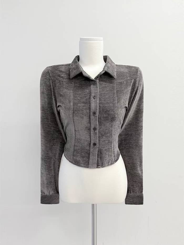 IT東大門直郵女士新品休閑時尚26春夏推薦熱賣職業長袖T恤IT長袖T恤圖色2