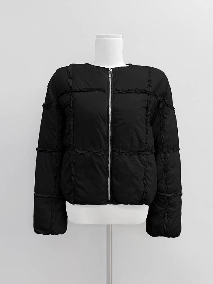 IT東大門直郵女士新品26春夏推薦時尚人氣職業休閑短款棉服IT短款棉服圖色2