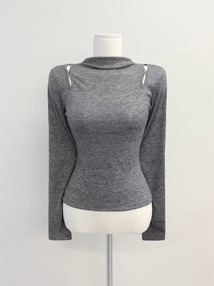 IT韓國代購女士新款真品推薦休閑熱賣職業時尚26春夏長袖T恤IT長袖T恤圖色1