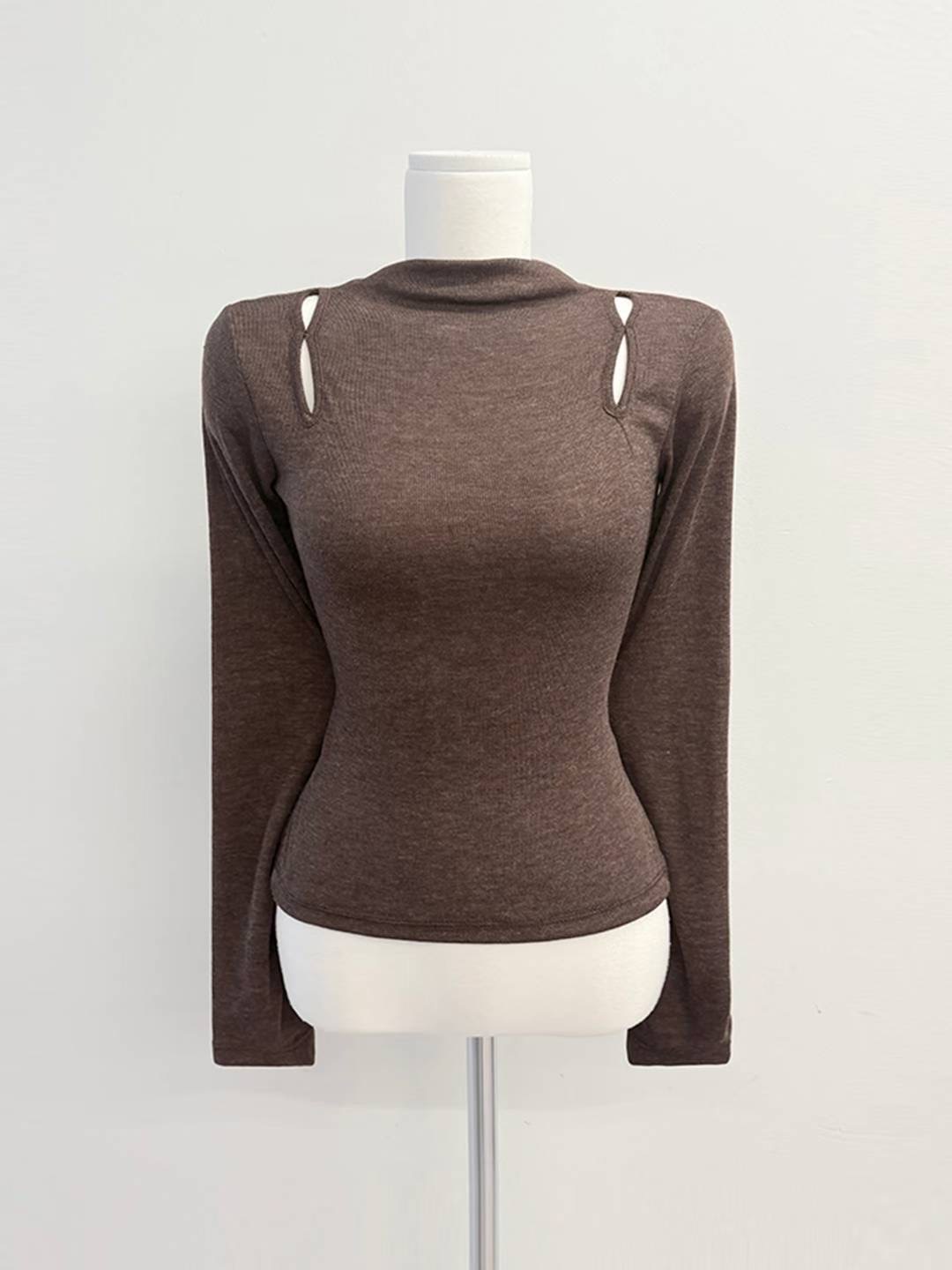 IT韓國代購女士新款真品推薦休閑熱賣職業時尚26春夏長袖T恤IT長袖T恤圖色2