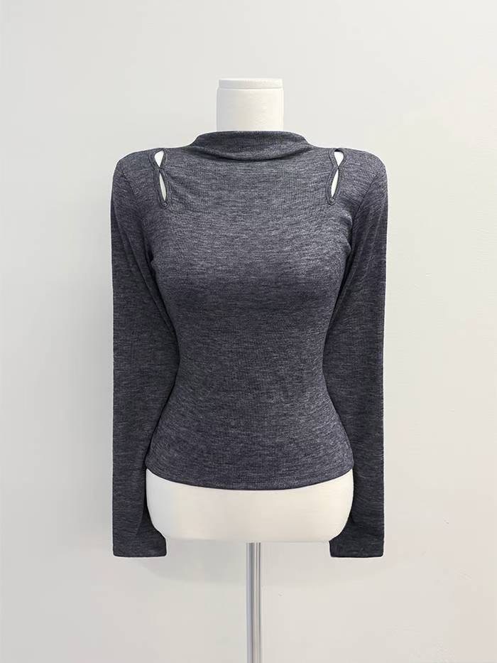 IT韓國代購女士新款真品推薦休閑熱賣職業時尚26春夏長袖T恤IT長袖T恤圖色3