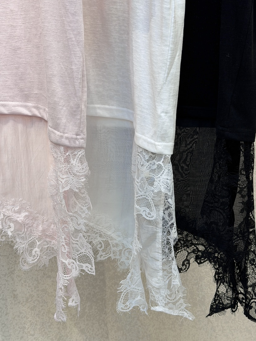 SYMBOL東大門代購女裝新款時尚人氣職業26春夏休閑T恤蕾絲SYMBOLT恤