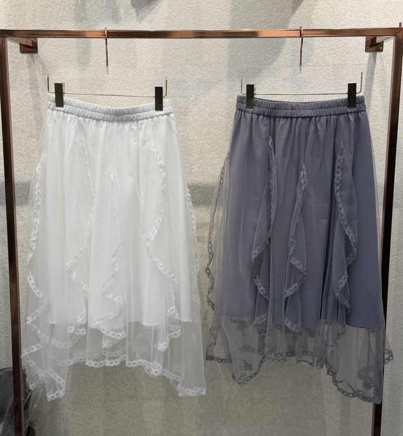 SYMBOL東大門直郵女士新品26春夏休閑真品半身裙中短裙雪紡SYMBOL半身裙/中短裙