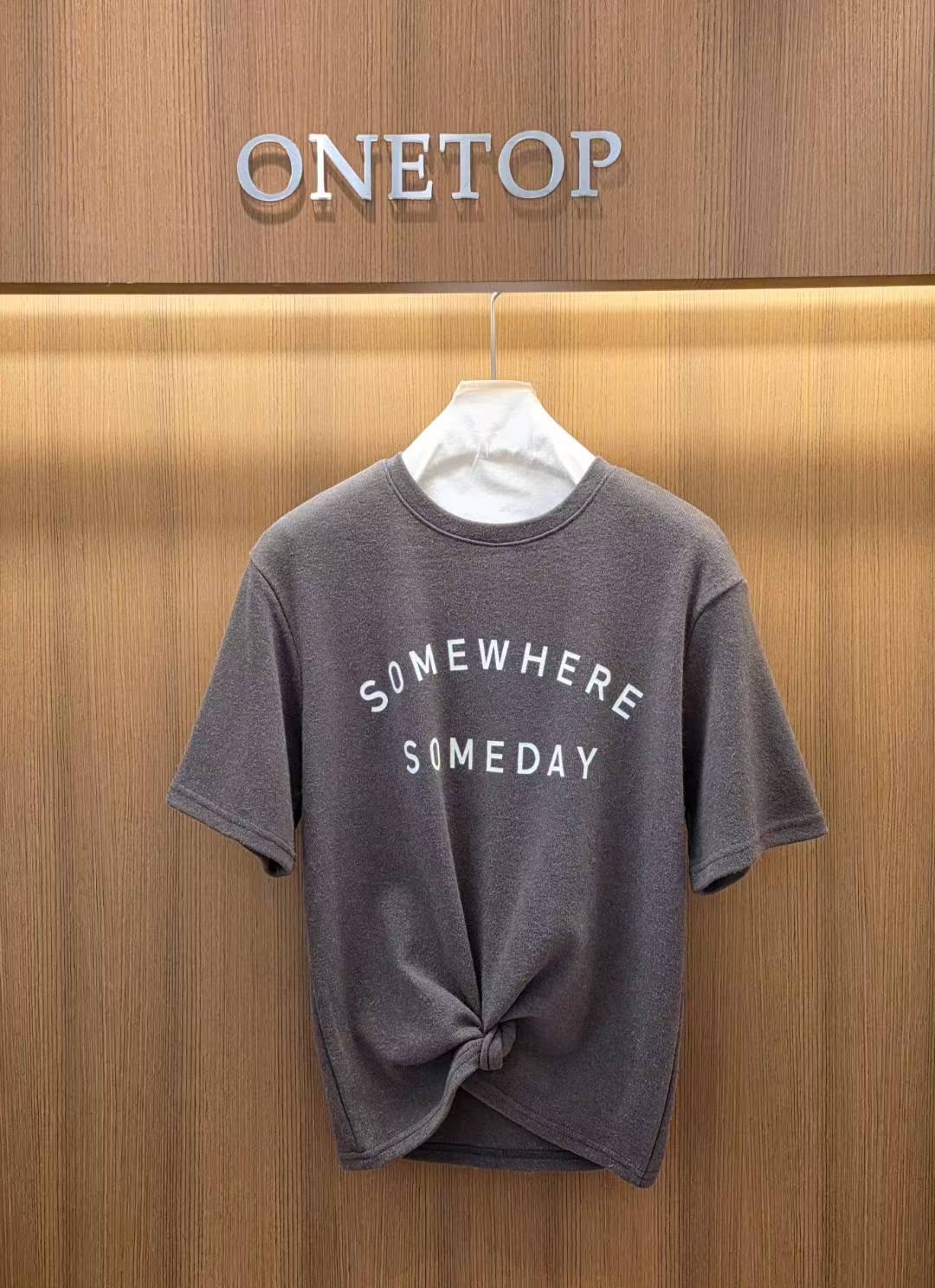ONETOP東大門代購女士新品休閑真品人氣熱賣推薦職業26春夏T恤ONETOPT恤圖色2