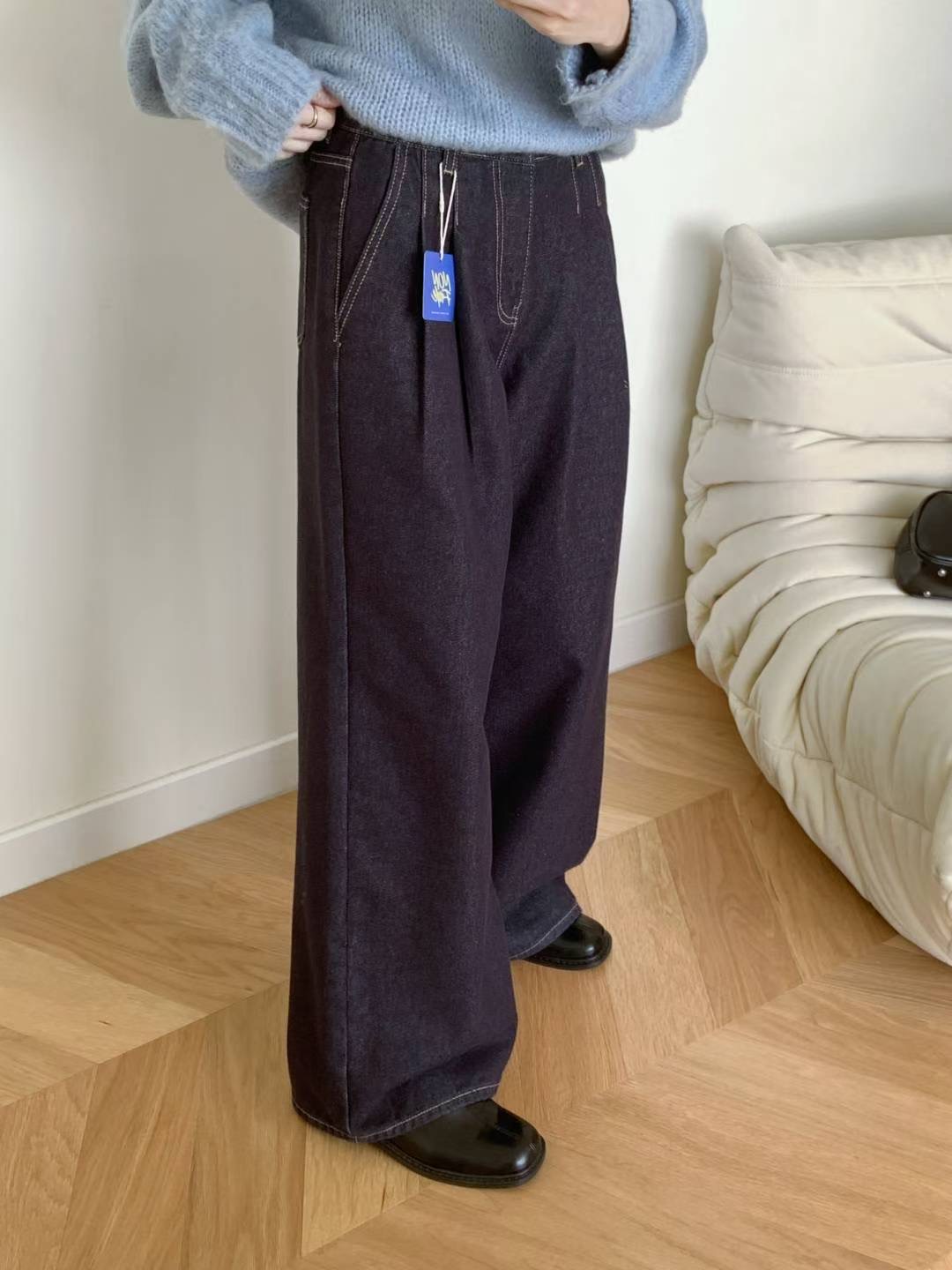 MISSJEAN東大門實拍女裝新款職業休閑26春夏人氣推薦牛仔褲MISSJEAN牛仔褲