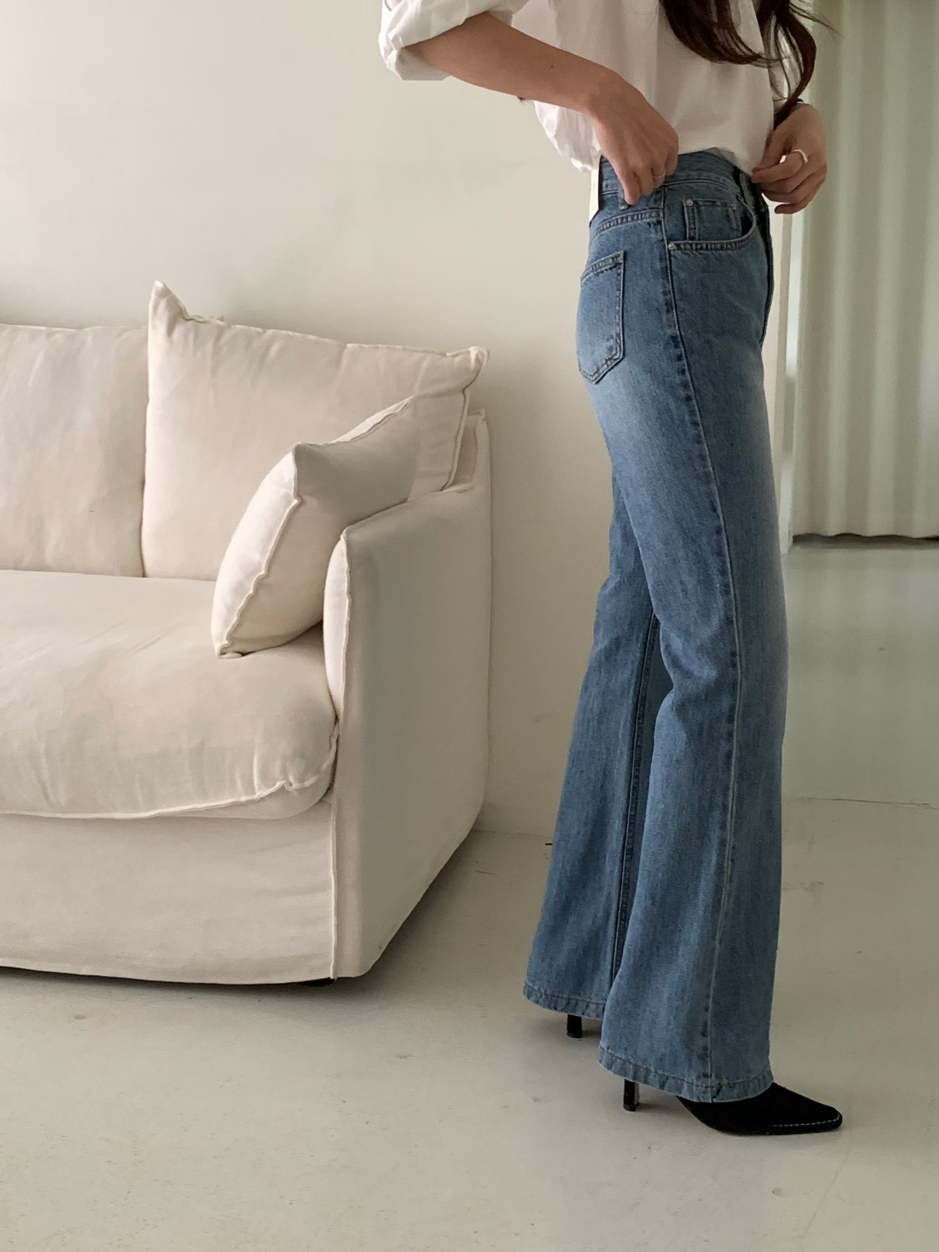 MISSJEAN韓國直郵女裝新款26春夏人氣推薦熱賣職業牛仔褲MISSJEAN牛仔褲