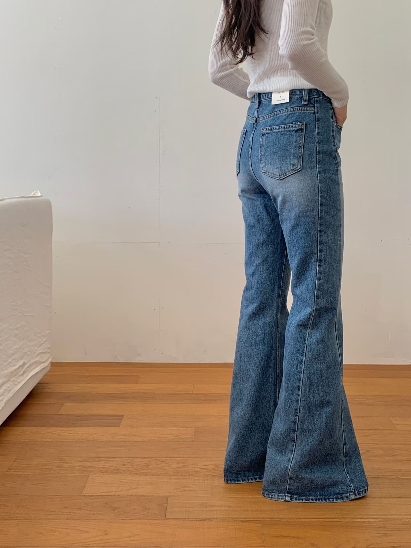 MISSJEAN韓國代購女裝新款熱賣真品職業人氣時尚26春夏牛仔褲MISSJEAN牛仔褲