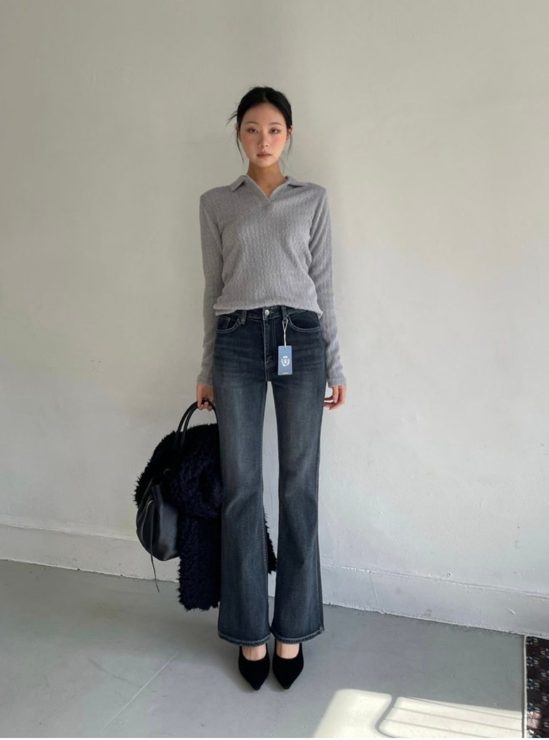 MISSJEAN韓國代購女士新款職業26春夏休閑時尚熱賣牛仔褲MISSJEAN牛仔褲