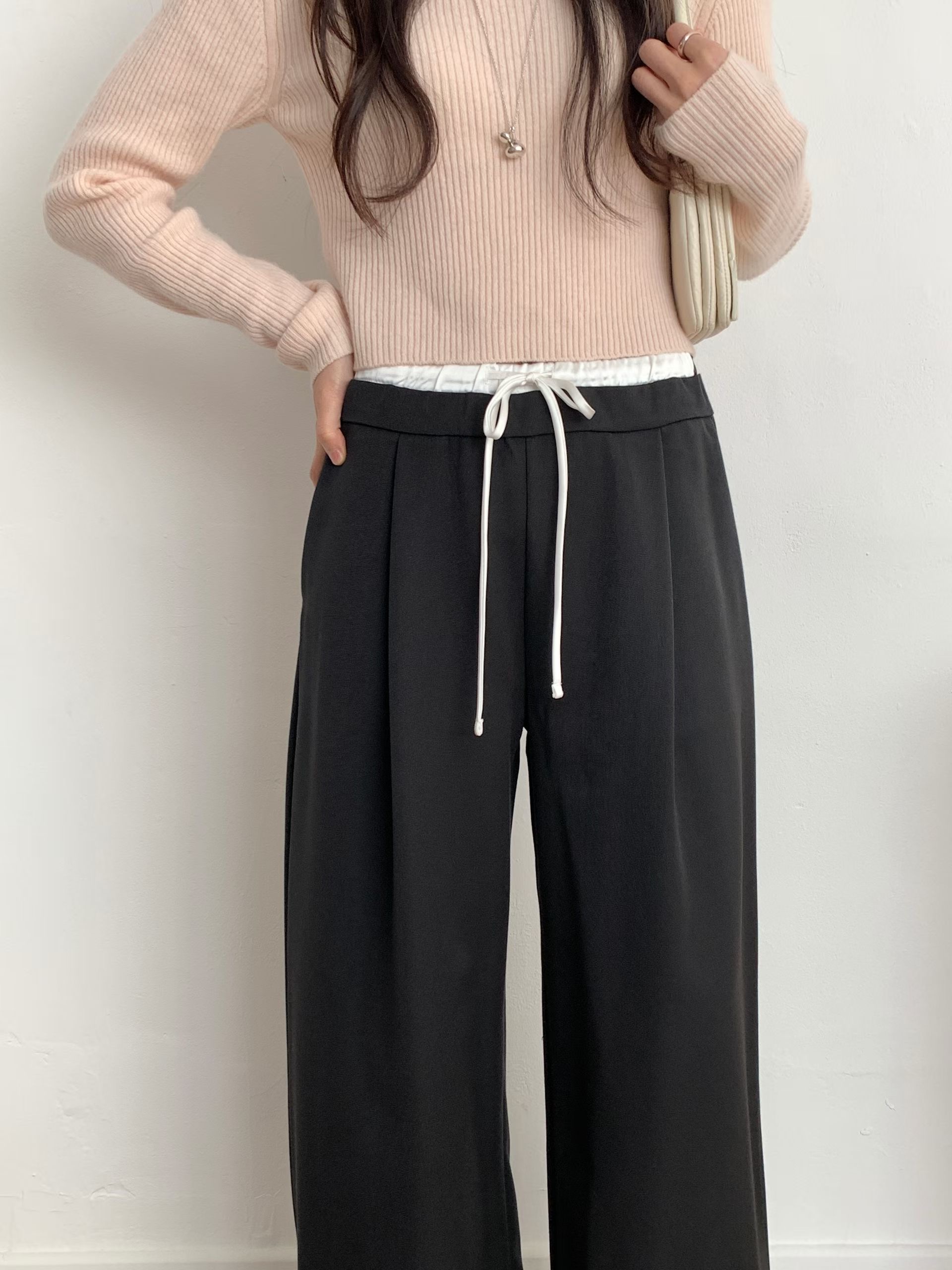 MISSJEAN韓國代購女士新款職業26春夏休閑真品熱賣休閑褲MISSJEAN休閑褲