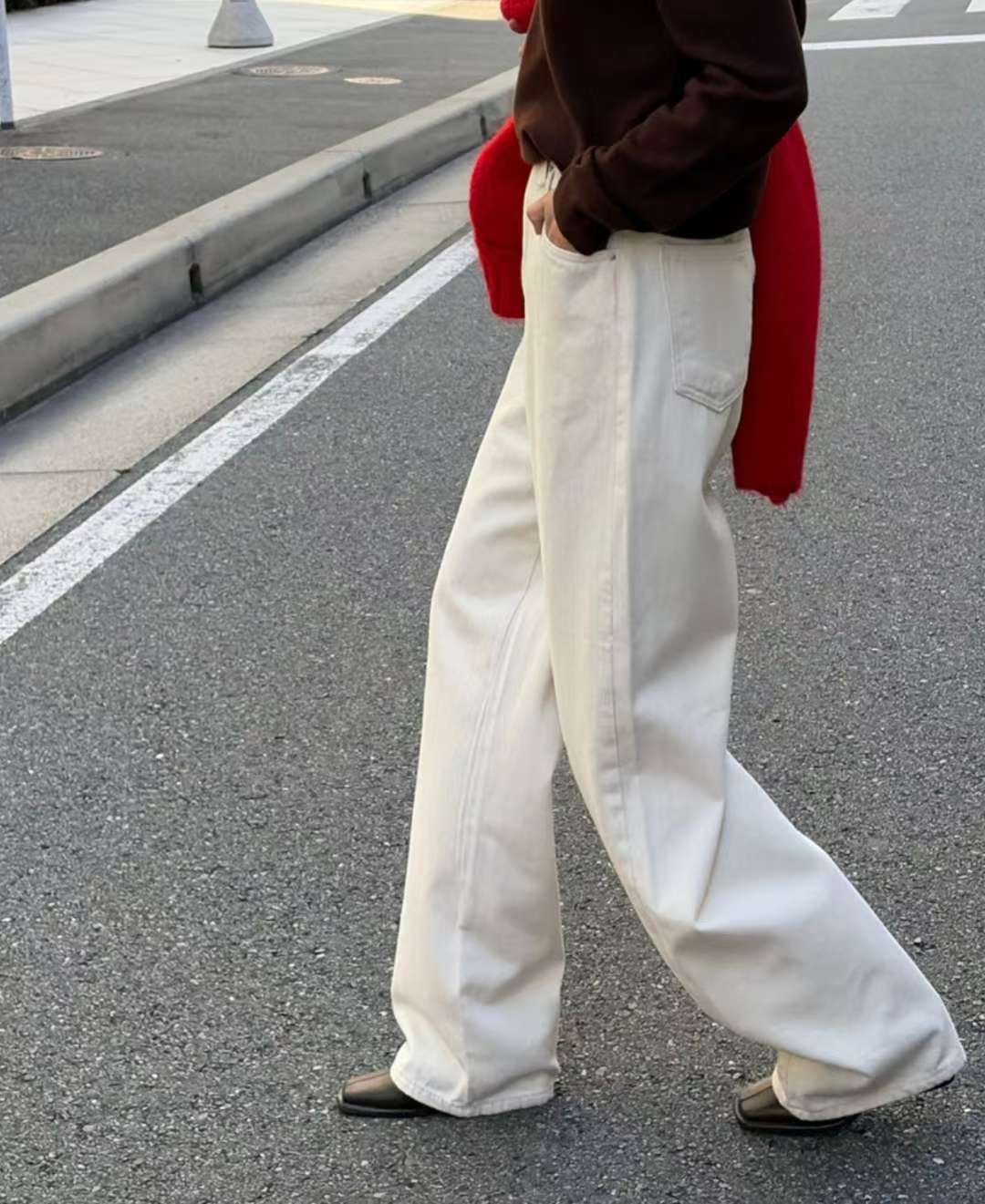 MISSJEAN韓國代購女裝新款人氣時尚職業推薦真品休閑牛仔褲MISSJEAN牛仔褲