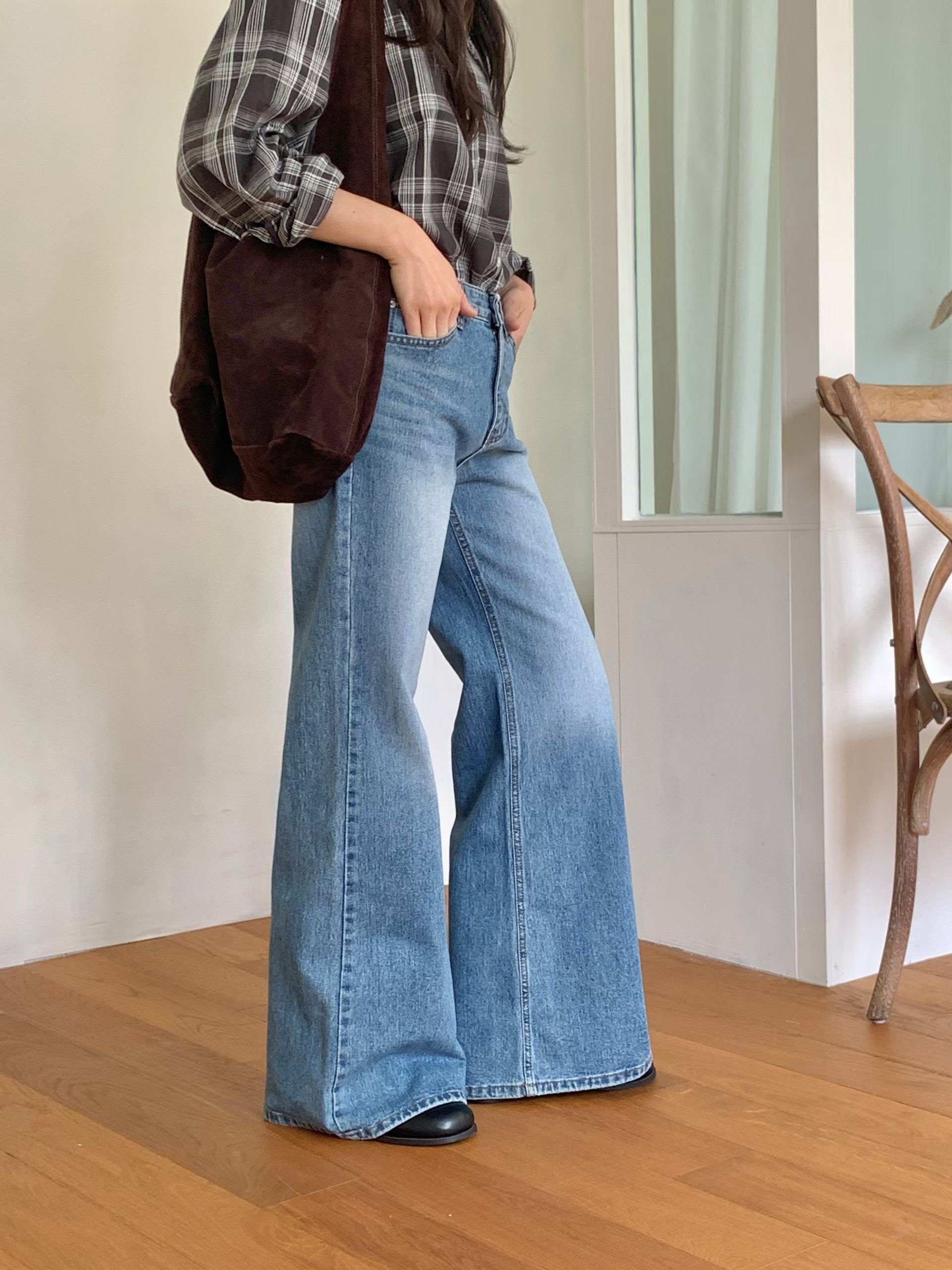 MISSJEAN韓國代購女裝新款26春夏熱賣休閑人氣真品牛仔褲MISSJEAN牛仔褲