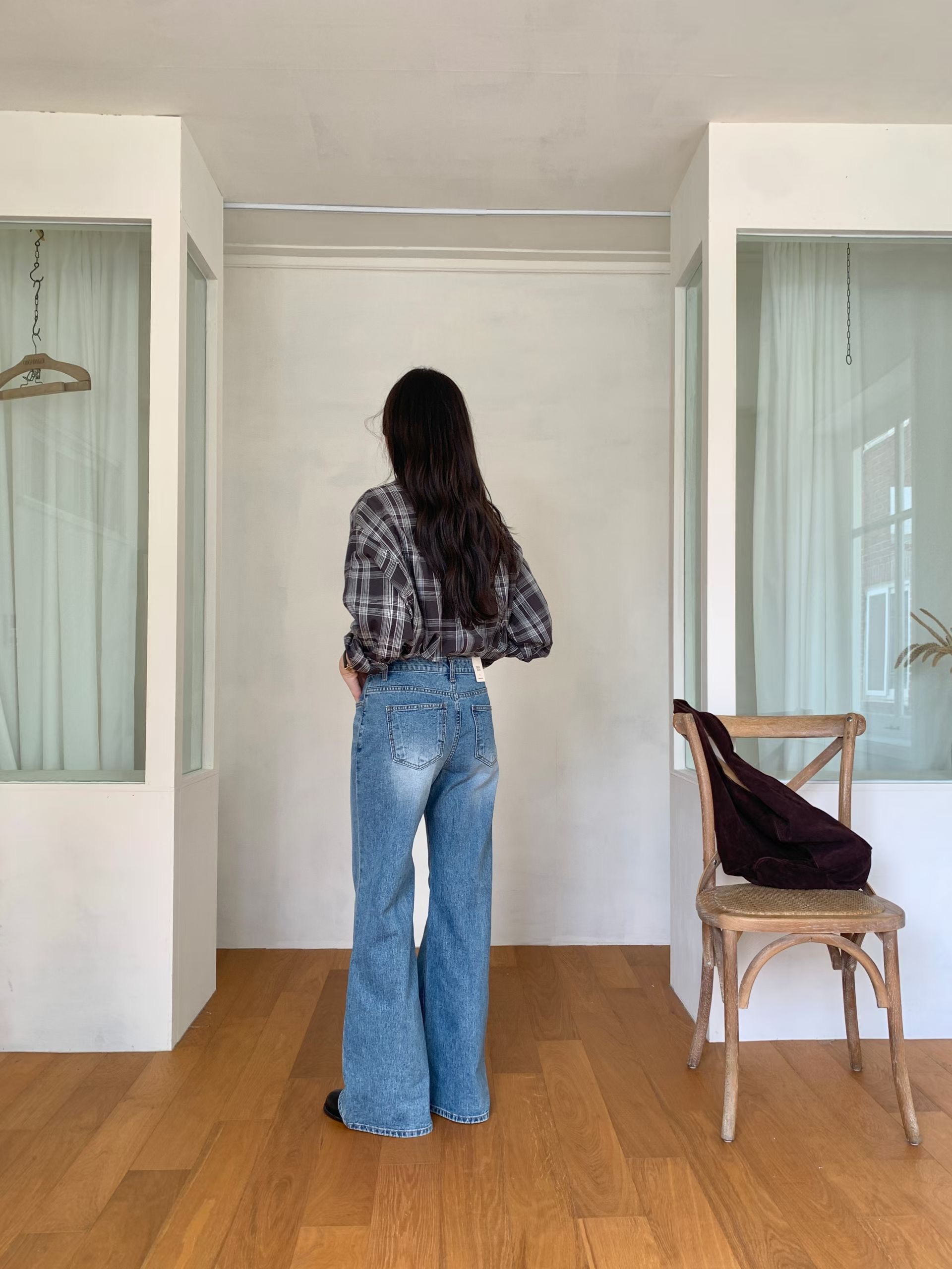 MISSJEAN韓國代購女裝新款26春夏熱賣休閑人氣真品牛仔褲MISSJEAN牛仔褲