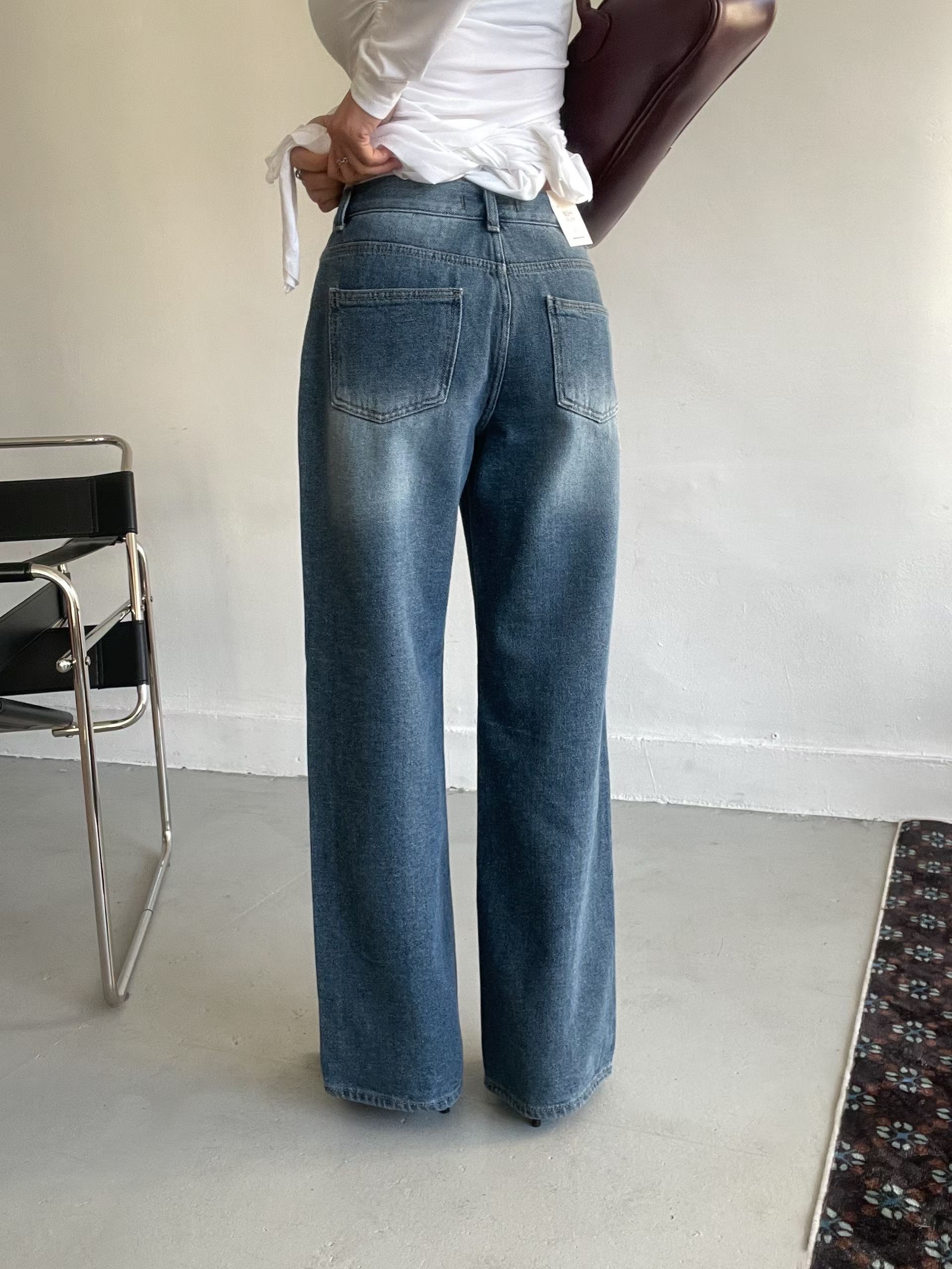 MISSJEAN東大門實拍女裝新款熱賣職業時尚26春夏推薦牛仔褲MISSJEAN牛仔褲