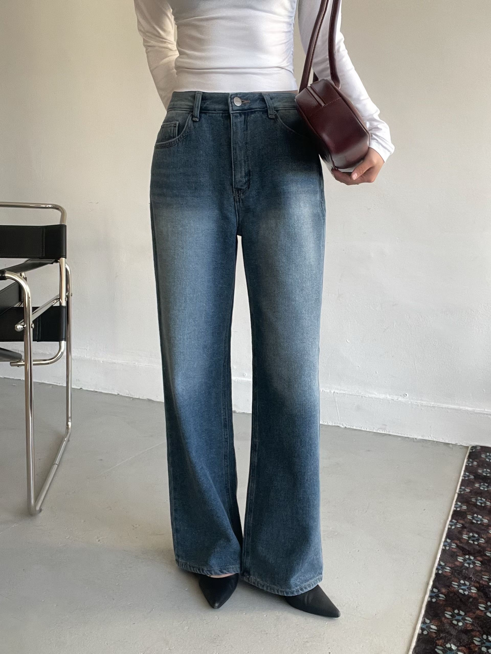 MISSJEAN東大門實拍女裝新款熱賣職業時尚26春夏推薦牛仔褲MISSJEAN牛仔褲圖色1