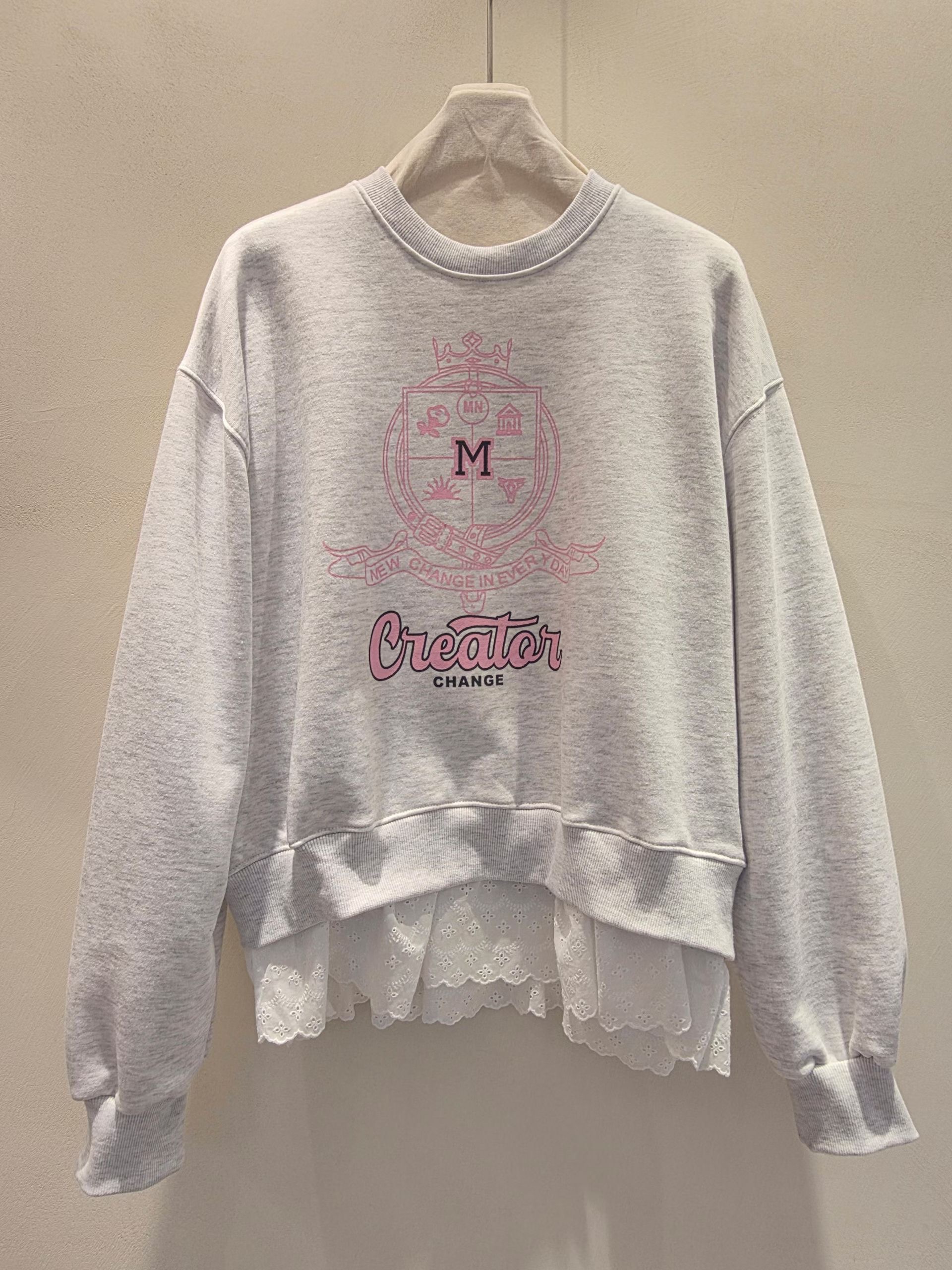 ONETOP東大門實拍女士新款時尚休閑26春夏真品推薦衛衣拉絲ONETOP衛衣圖色2