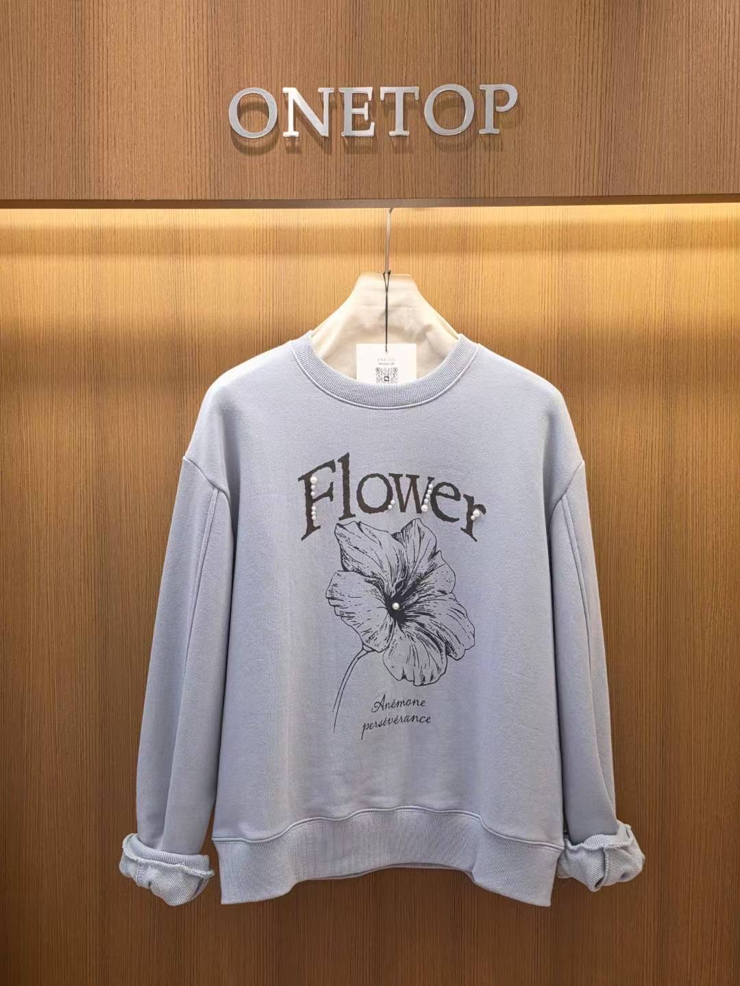 ONETOP韓國直郵女裝新品推薦人氣熱賣休閑時尚真品職業衛衣ONETOP衛衣圖色1