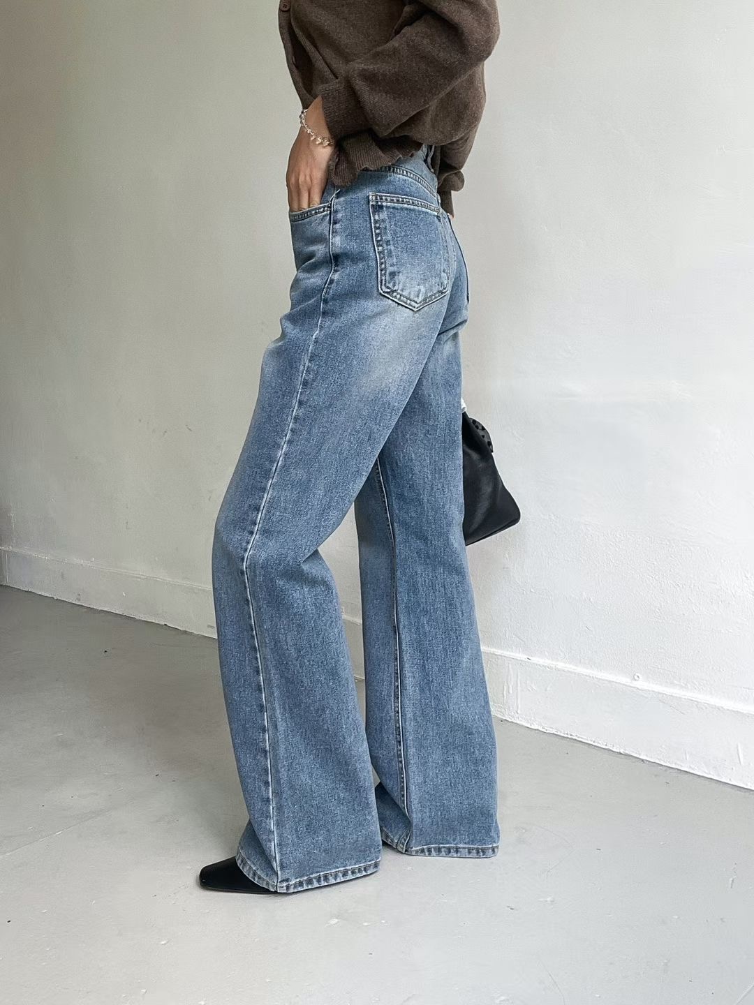 MISSJEAN東大門實拍女士新款時尚真品26春夏休閑熱賣牛仔褲MISSJEAN牛仔褲