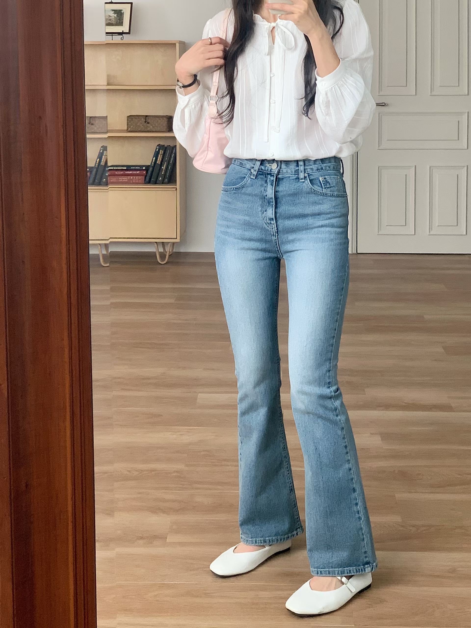 MISSJEAN韓國直郵女士新款職業真品休閑時尚推薦人氣牛仔褲MISSJEAN牛仔褲