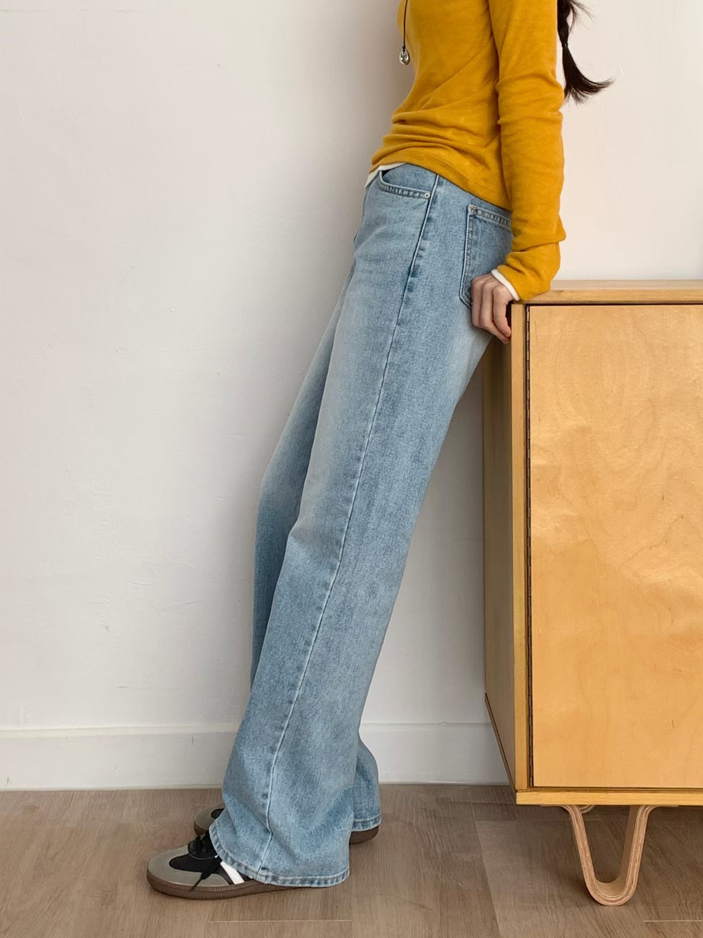 MISSJEAN東大門直郵女裝新款推薦熱賣26春夏真品時尚牛仔褲MISSJEAN牛仔褲