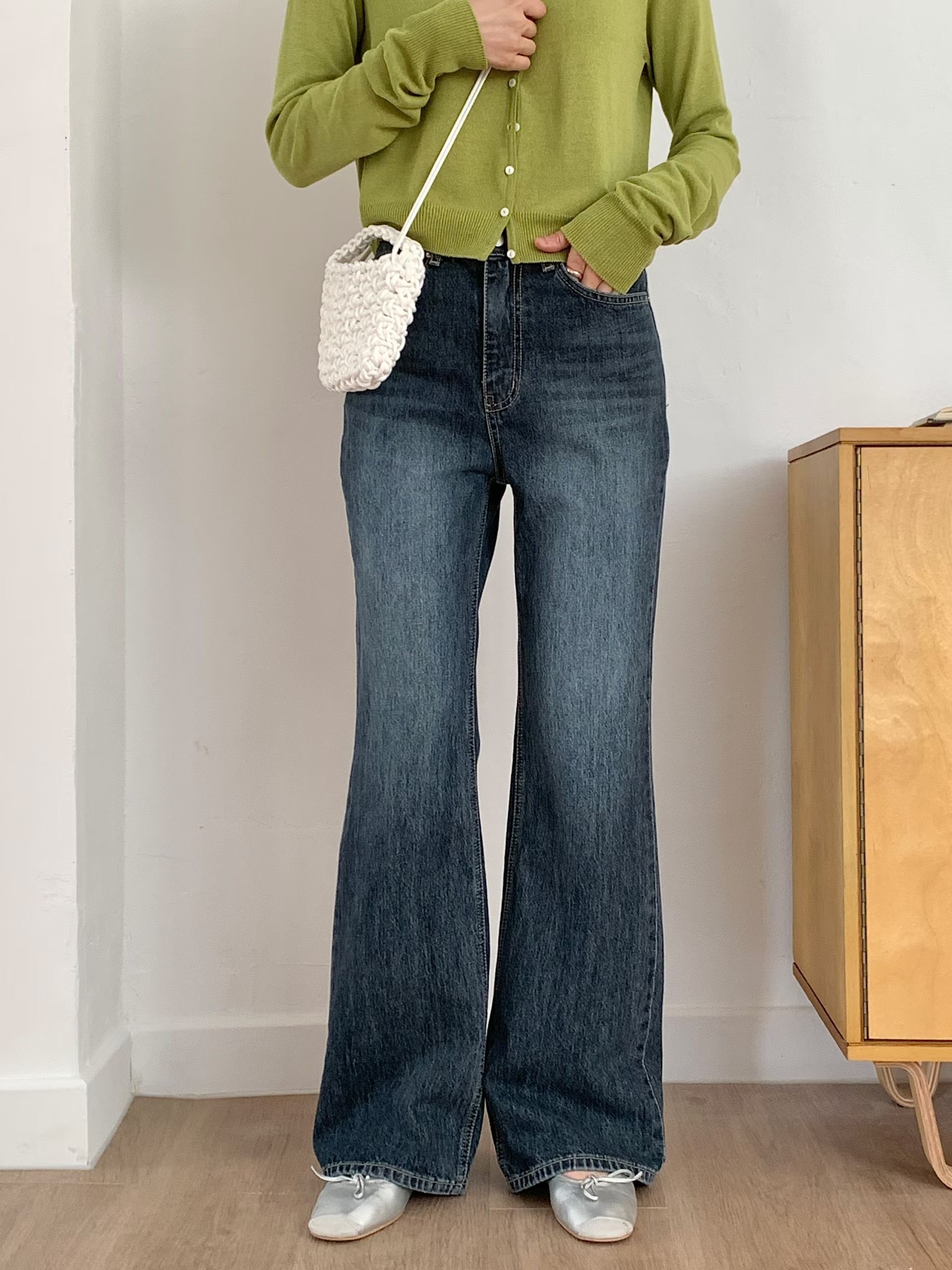 MISSJEAN東大門代購女士新品熱賣休閑時尚人氣26春夏牛仔褲MISSJEAN牛仔褲圖色1