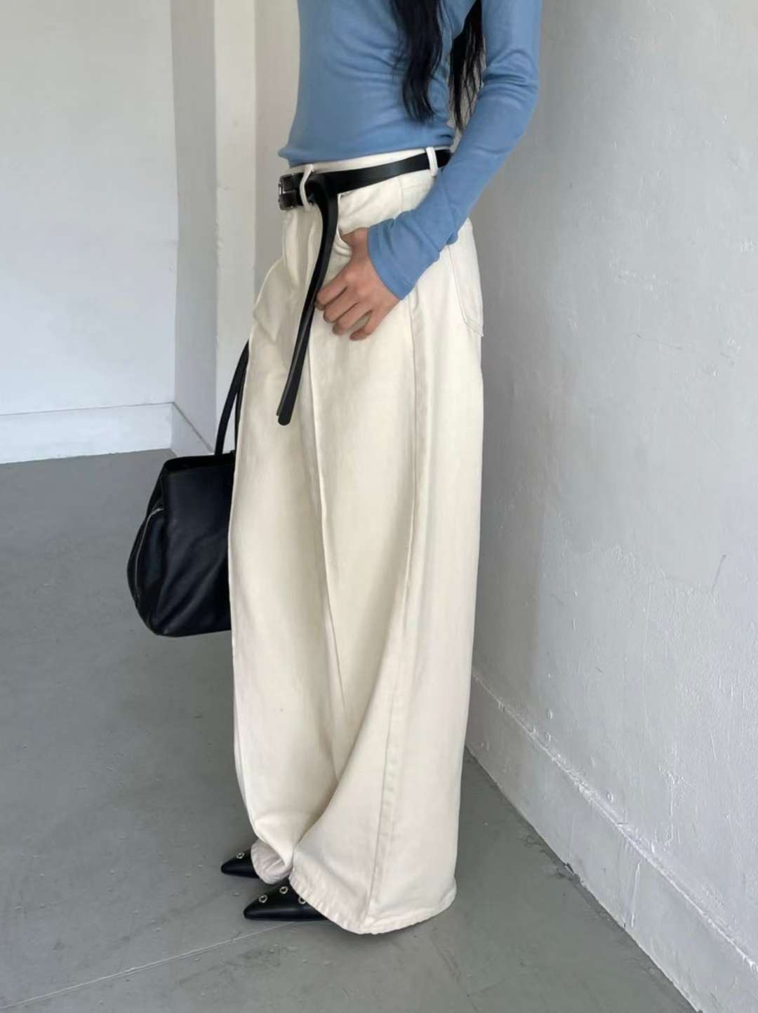 MISSJEAN韓國直郵女裝新款休閑人氣職業推薦牛仔褲不含腰帶MISSJEAN牛仔褲