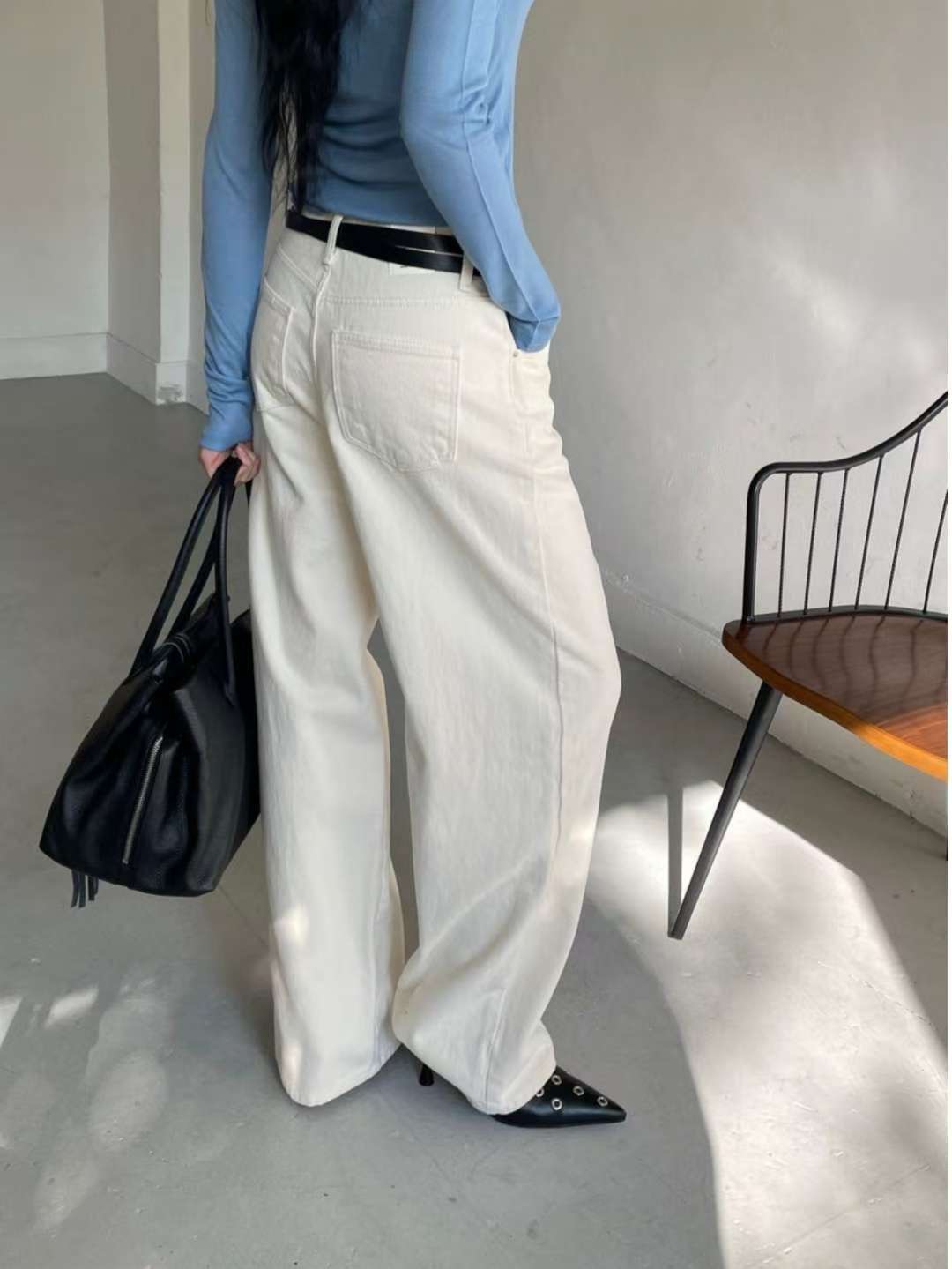 MISSJEAN韓國直郵女裝新款休閑人氣職業推薦牛仔褲不含腰帶MISSJEAN牛仔褲