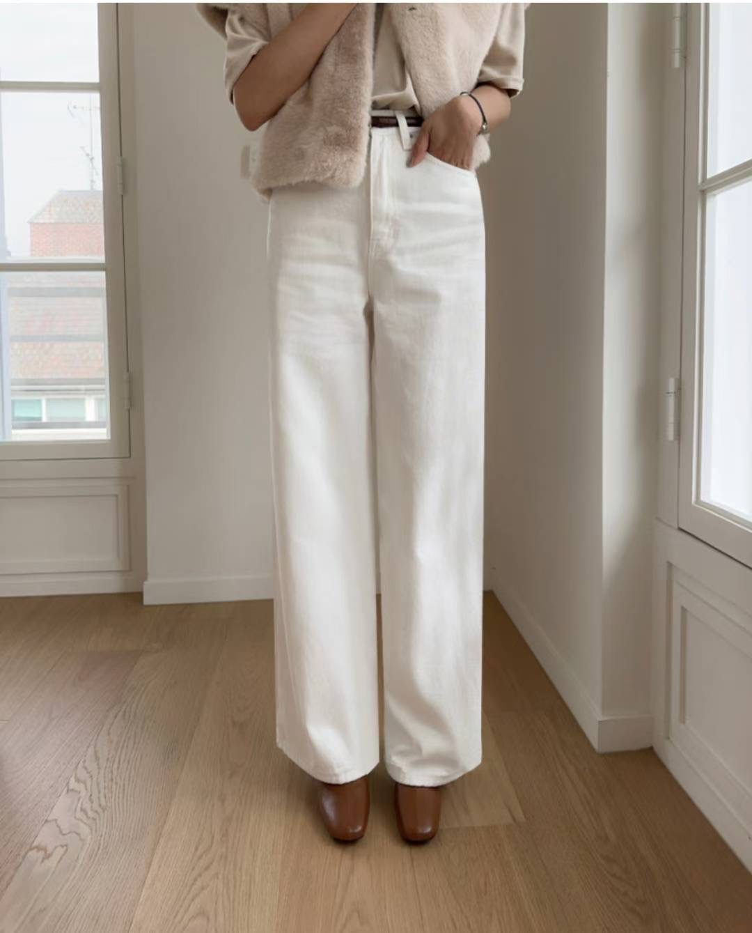 MISSJEAN韓國直郵女士新款人氣真品推薦休閑26春夏牛仔褲MISSJEAN牛仔褲