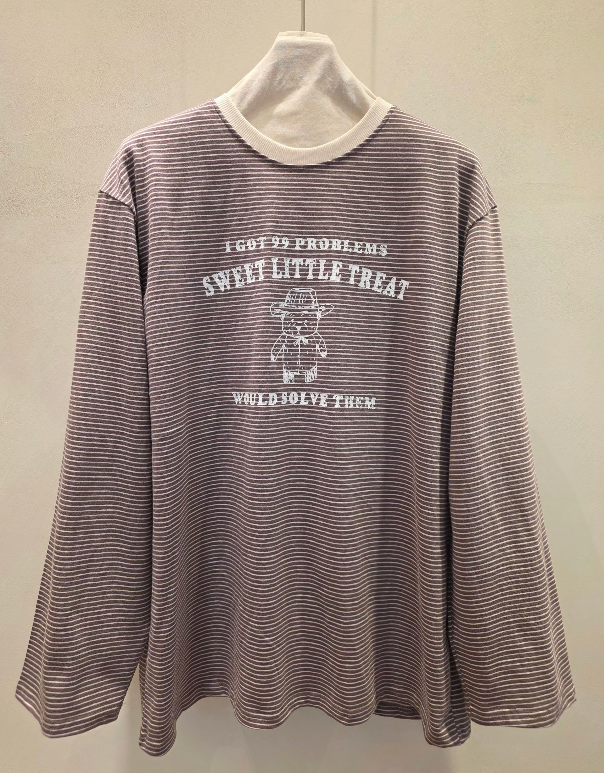 ONETOP東大門直郵女士新款時尚職業熱賣推薦人氣26春夏長袖T恤ONETOP長袖T恤圖色2