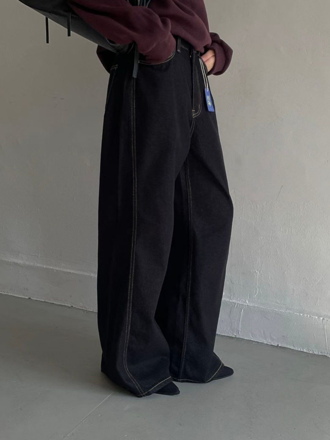 MISSJEAN東大門直郵女裝新品熱賣26春夏真品推薦時尚牛仔褲MISSJEAN牛仔褲